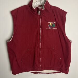 Original Cold Storage Best Sherpa Lining Red Fisher "Phillips Lake" Mens X-Large